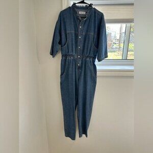 REVOLVE BRAND - OVERLOVER -Blue Denim VINTAGE LOOK Jumpsuit